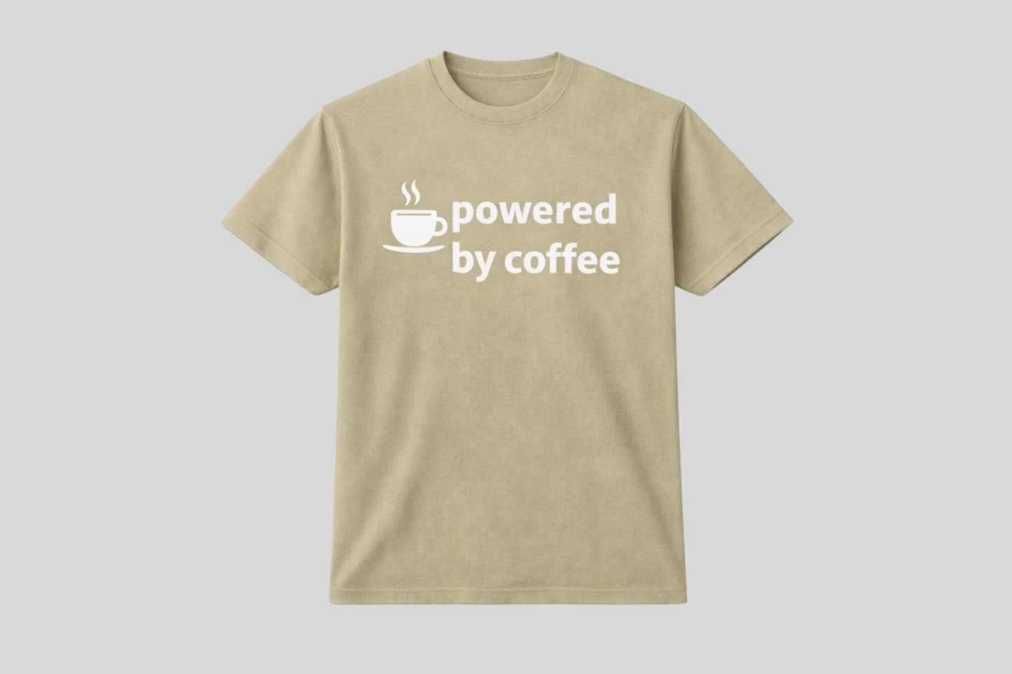 POWERED BY COFFEE SHIRT