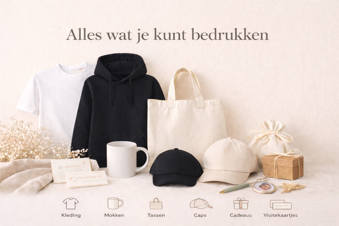 Uniek, persoonlijk en met zorg gemaakt door DrukFanaat