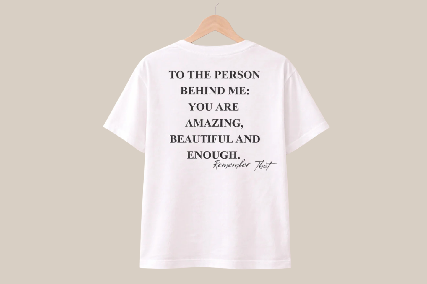 T-shirt You are enough Dames