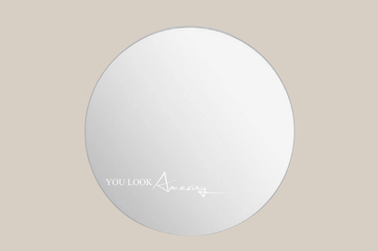 Wandspiegel met inspirerende quote