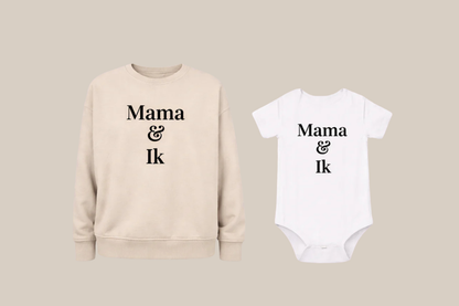 Mama & Ik - Sweater + Rompertje set