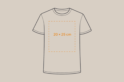 T-Shirt Dames Koe zwart/wit