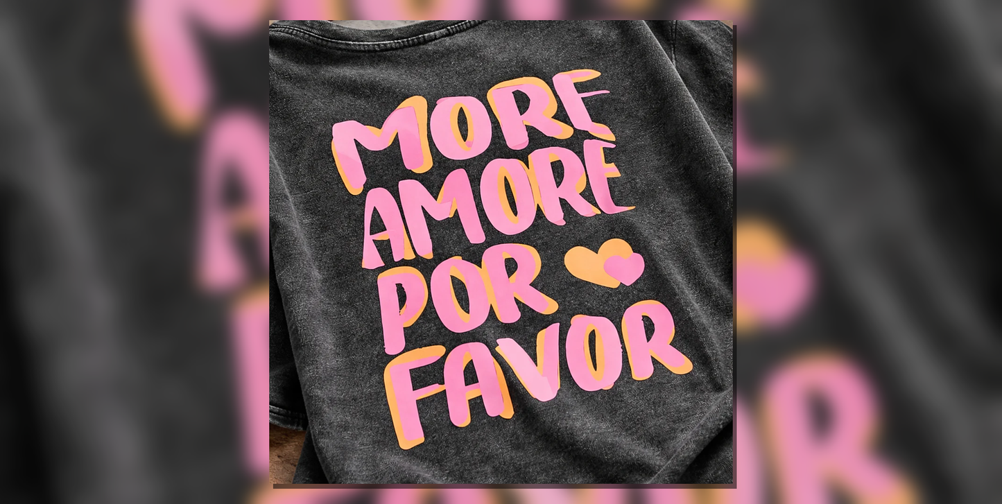 T-shirt More Amore Dames