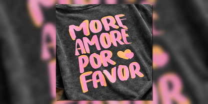T-shirt More Amore Dames
