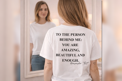 T-shirt You are enough Dames